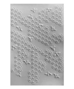 Prägefolder 3D Bienenwabe - Bee-Cause