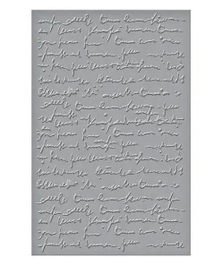 Prägefolder gekritzelte Buchstaben - Scribbled Letter