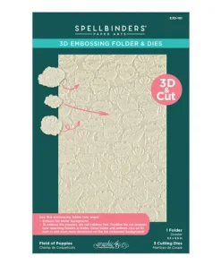 Alternative view of Prägefolder 3D und Stanze Mohnblumenfeld - Field of Poppies